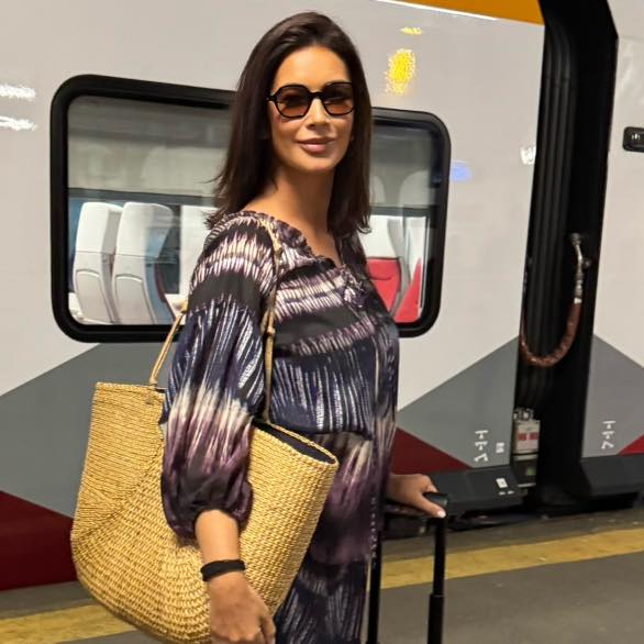 Andreea Berecleanu și Constantin Stan au mers cu trenul la mare. Escapadă cu peripeții. „Credeați că am abandonat obiceiul?”