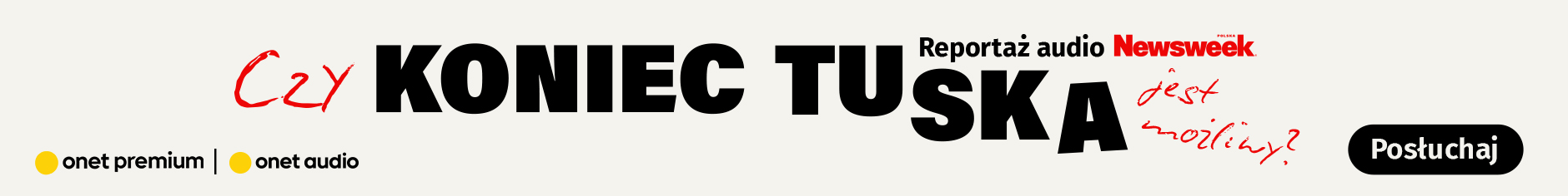 Czy to koniec Donalda Tuska? Posłuchaj naszego reportażu