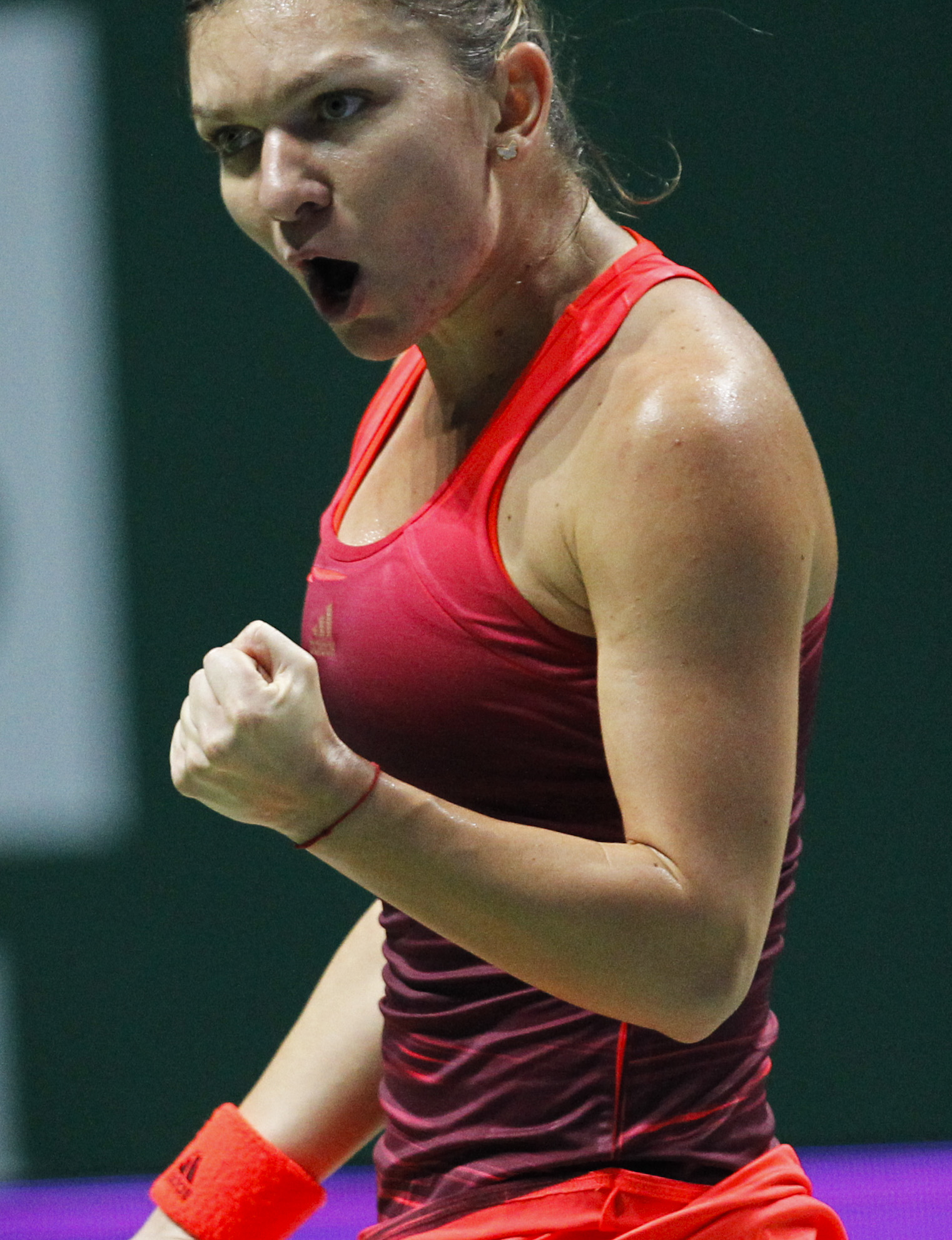 Halep a debutat fantastic la Turneul Campioanelor: ^a demolat-o pe italianca Pennetta, 6-0, 6-3. Marți, urmează Șarapova / LIVEBLOG&VIDEO