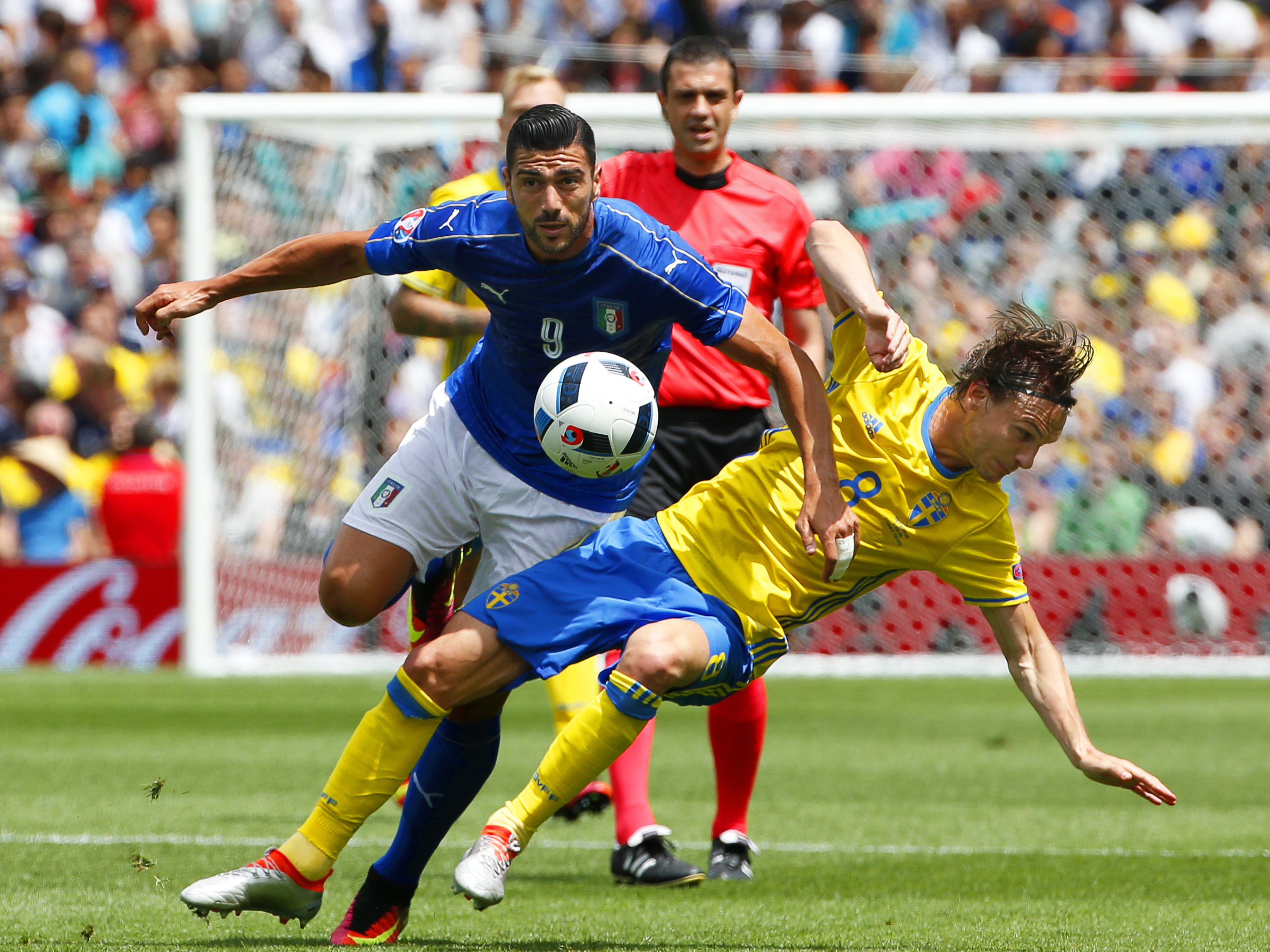 Euro 2016, grupa E. Italia - Suedia 1-0. Eder îi duce pe ”macaronari” în ”optimi” /  FOTO