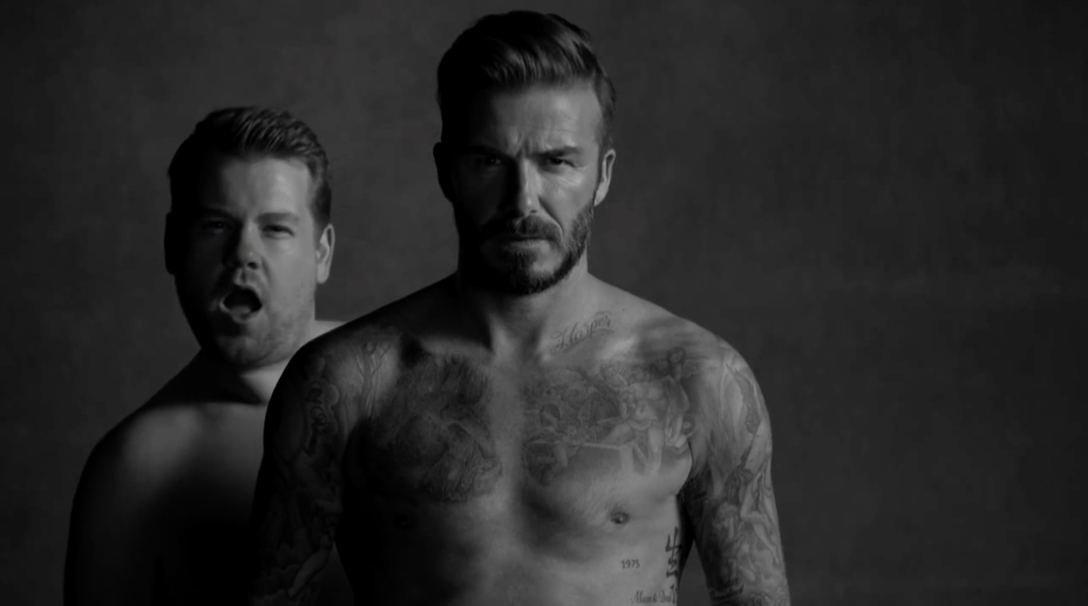 David Beckham s-a luat peste picior într-un clip în care apare alături de un actor englez / VIDEO