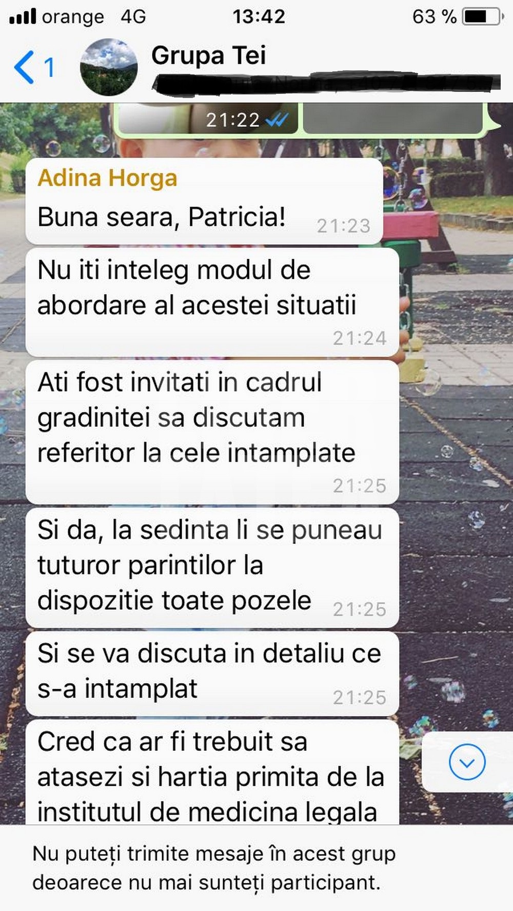 EXCLUSIV / Copil de 1 an și 8 luni, mușcat violent la grădiniță. Copilul a rămas cu traume