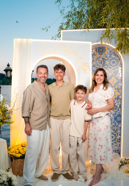 Imagini rare cu chef Ștefan Popescu și familia lui