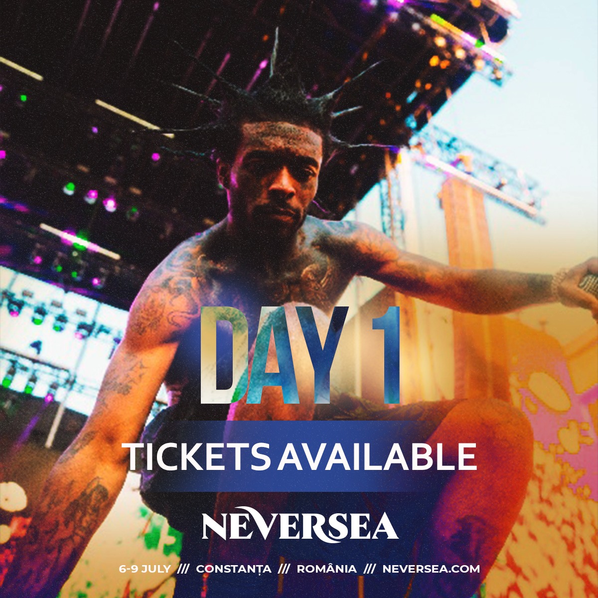 În ce zi va cânta J Balvin la Neversea 2023. Biletele pentru festivalul de muzică din Constanța s-au pus în vânzare