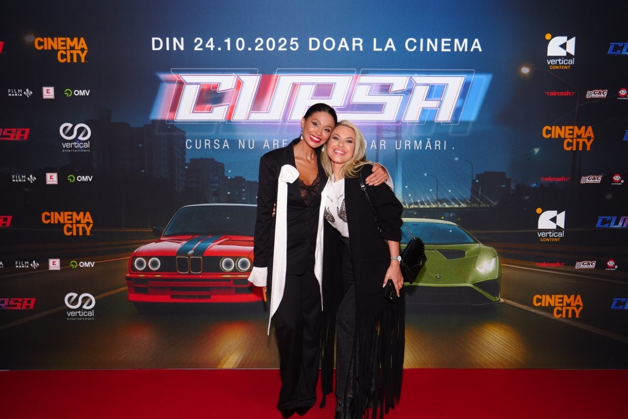 Vedete la premiera filmului „Cursa”. Cum au apărut Bianca Drăgușanu, Smiley și Connect-R