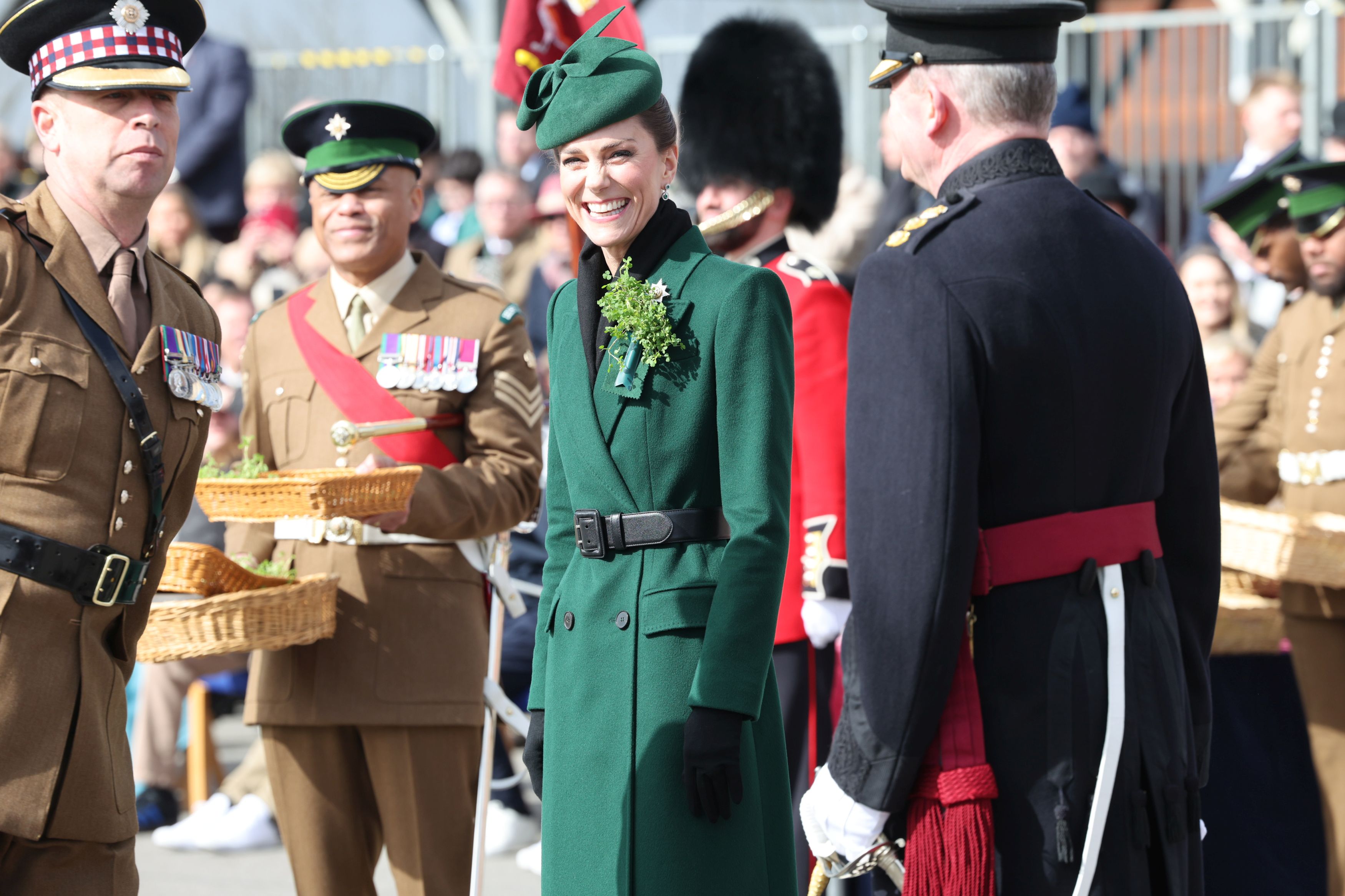 Cum a apărut Kate Middleton la parada de Sfântul Patrick. Gestul făcut de Prințesa de Wales