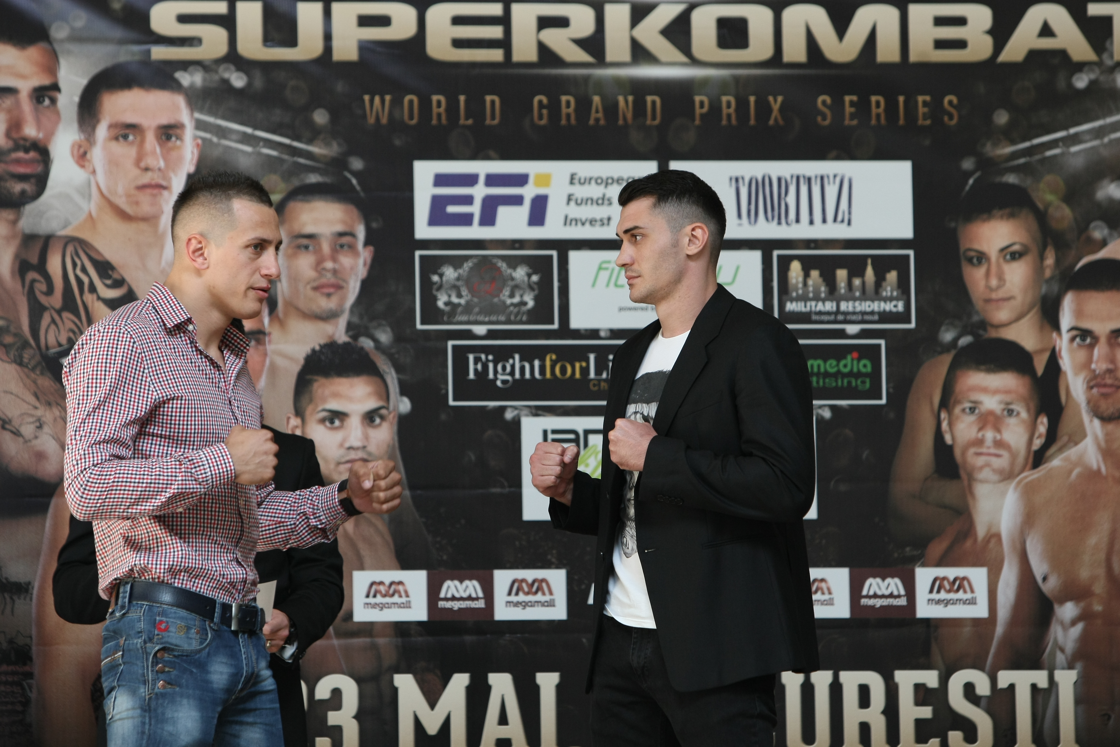 Luptătorii de la Superkombat București au trecut cu bine de proba cântarului oficial / GALERIE FOTO