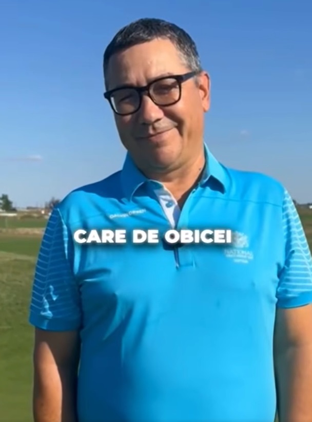 Cât costă tricoul purtat de Victor Ponta de ziua lui. Cum a sărbătorit 53 de ani: „Golf, distracție, muncă, privat”