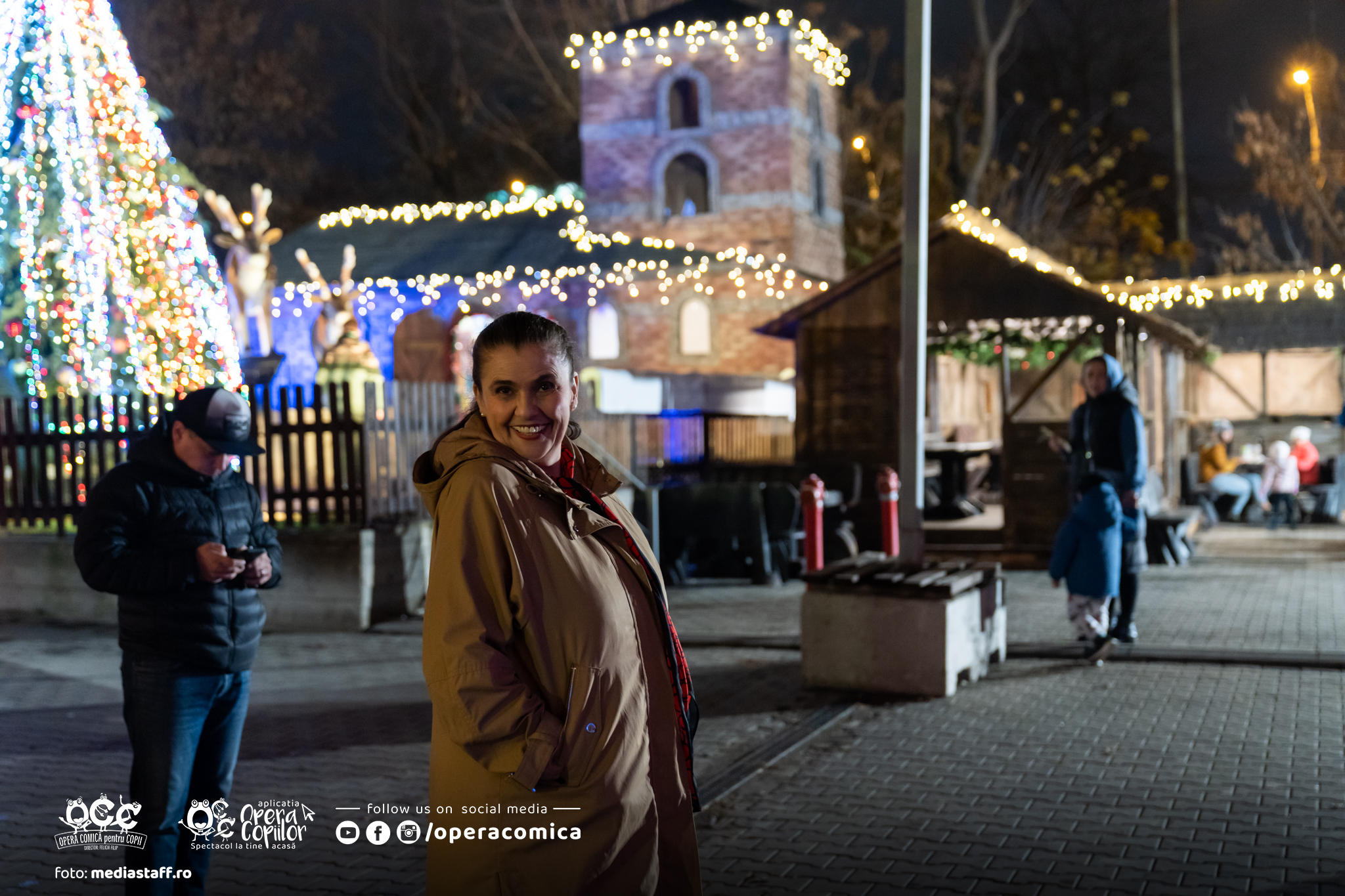 Încă un târg de Crăciun deschis în București, în curtea Operei Comice pentru Copii. „Avem patinoar, carusel, derdeluș și trenuleț”
