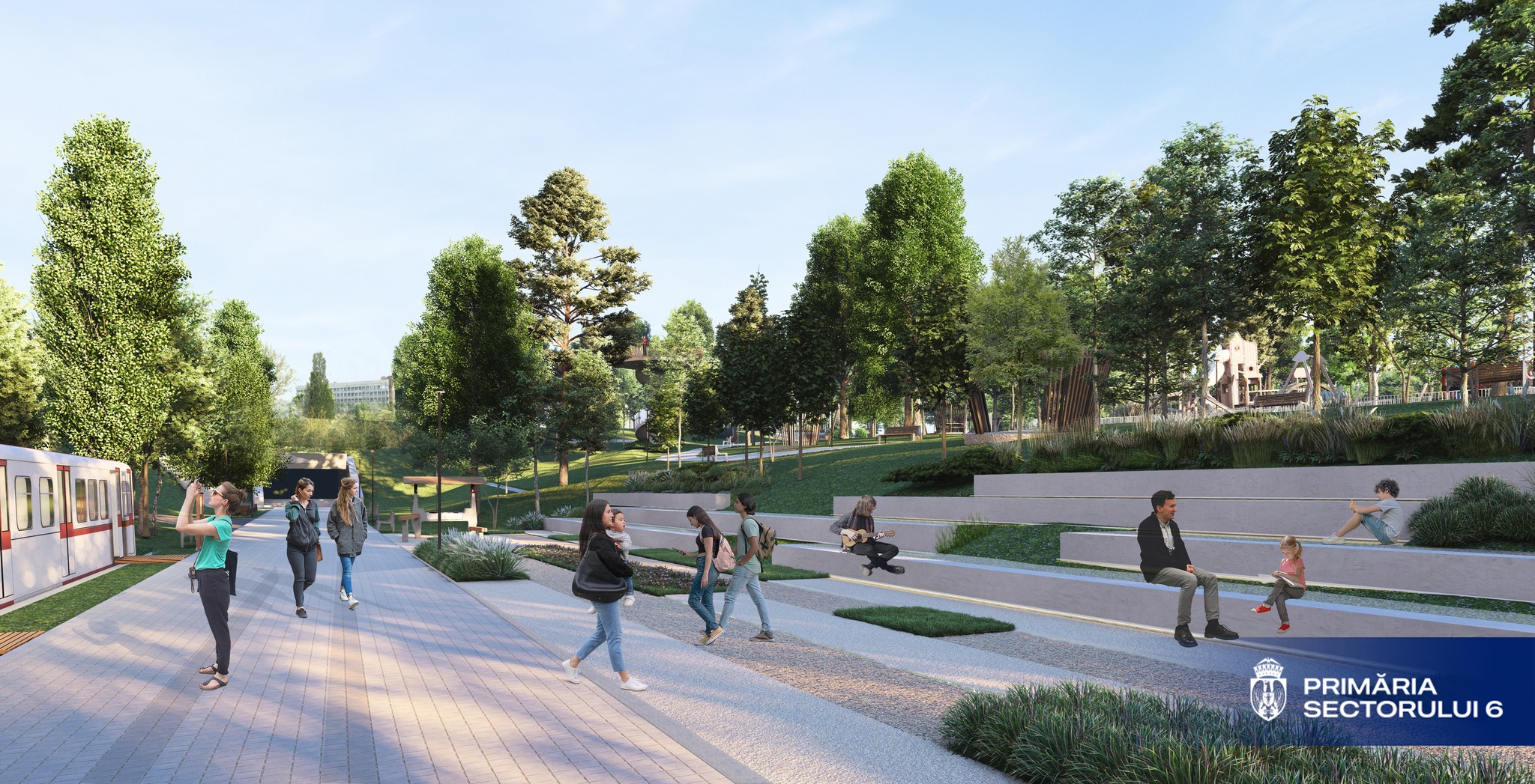 Parcul Grozăvești din sectorul 6 urmează să intre pentru opt luni în reconstrucție. „Cele trei hectare vor fi refăcute” | FOTO