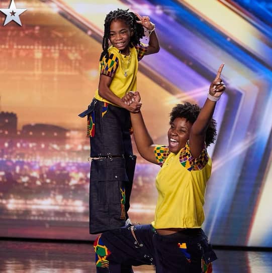 Afronita and Abigail on BGT