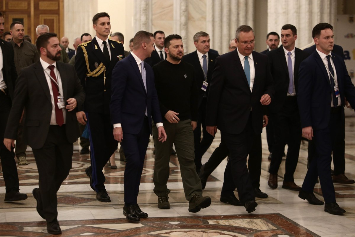 Zelenski, vizită în România. Președintele ucrainean a mers la Cotroceni, la Parlament și la Guvern