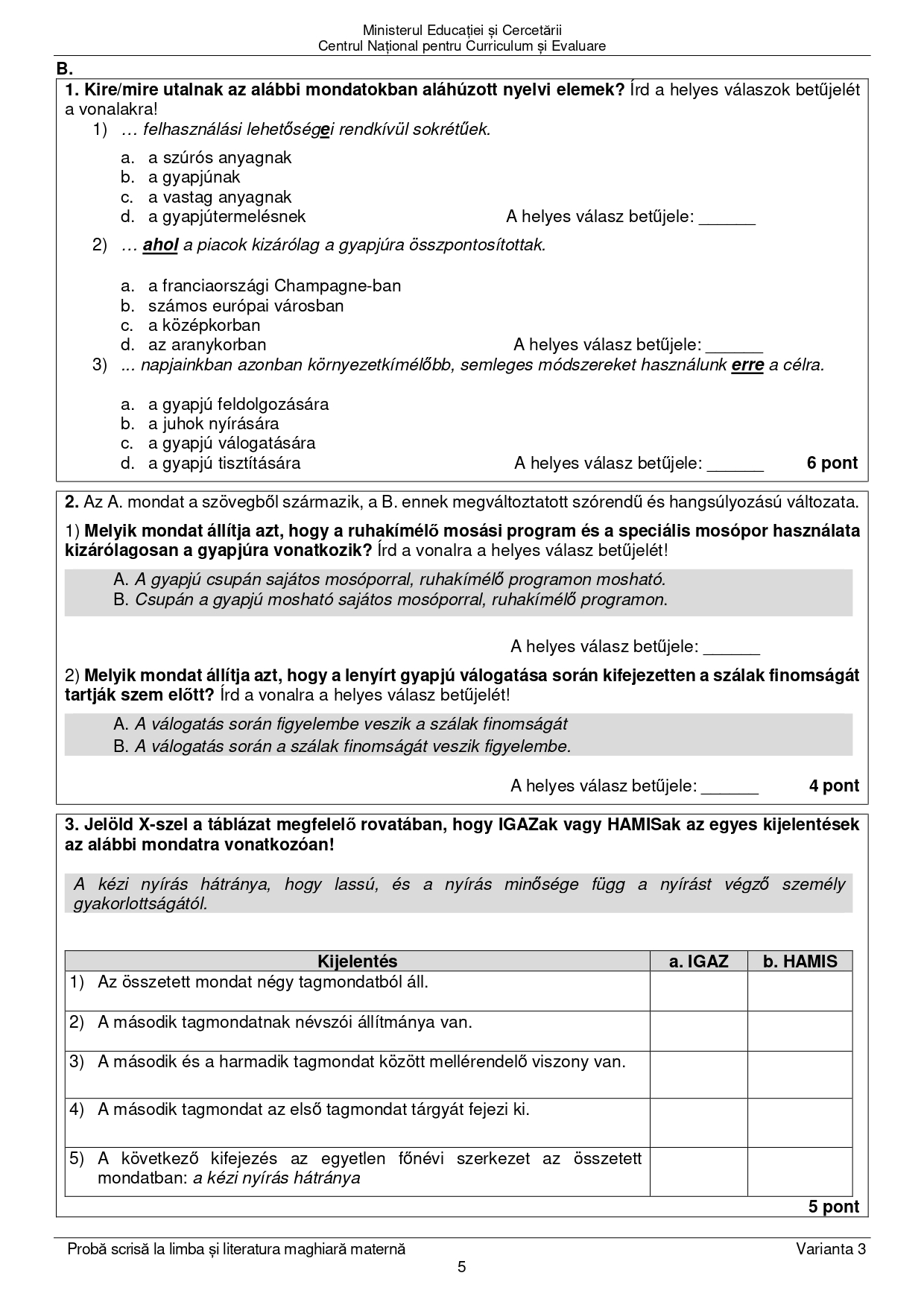 Evaluarea Națională 2026 la limba maternă s-a încheiat - ce subiecte au picat și care este baremul