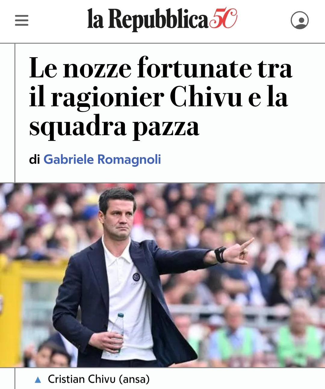 Inter și Cristi Chivu sunt campioni în Italia după 2-0 cu Parma / Petrecere în vestiar „Made in Romania”