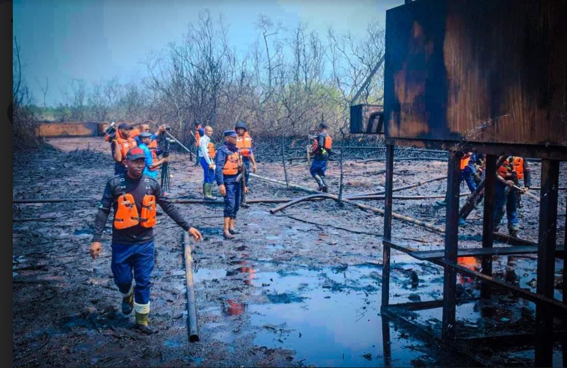 NSCDC arrests 9 for illegal oil refining near Rivers-Abia border