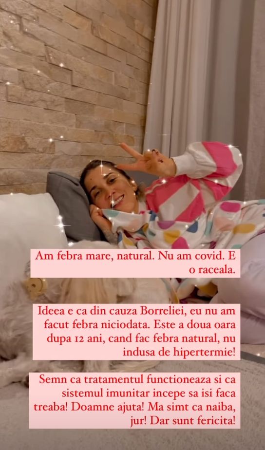 Anunțul făcut de Adda la câteva luni după ce a început tratamentul pentru boala Lyme. „Este a doua oară după 12 ani”