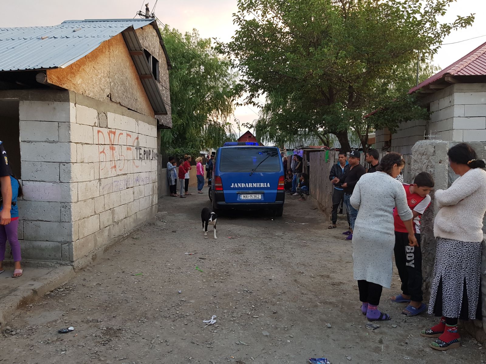 UPDATE | Patru persoane reținute după o bătaie între două clanuri rivale de romi, în Buzău