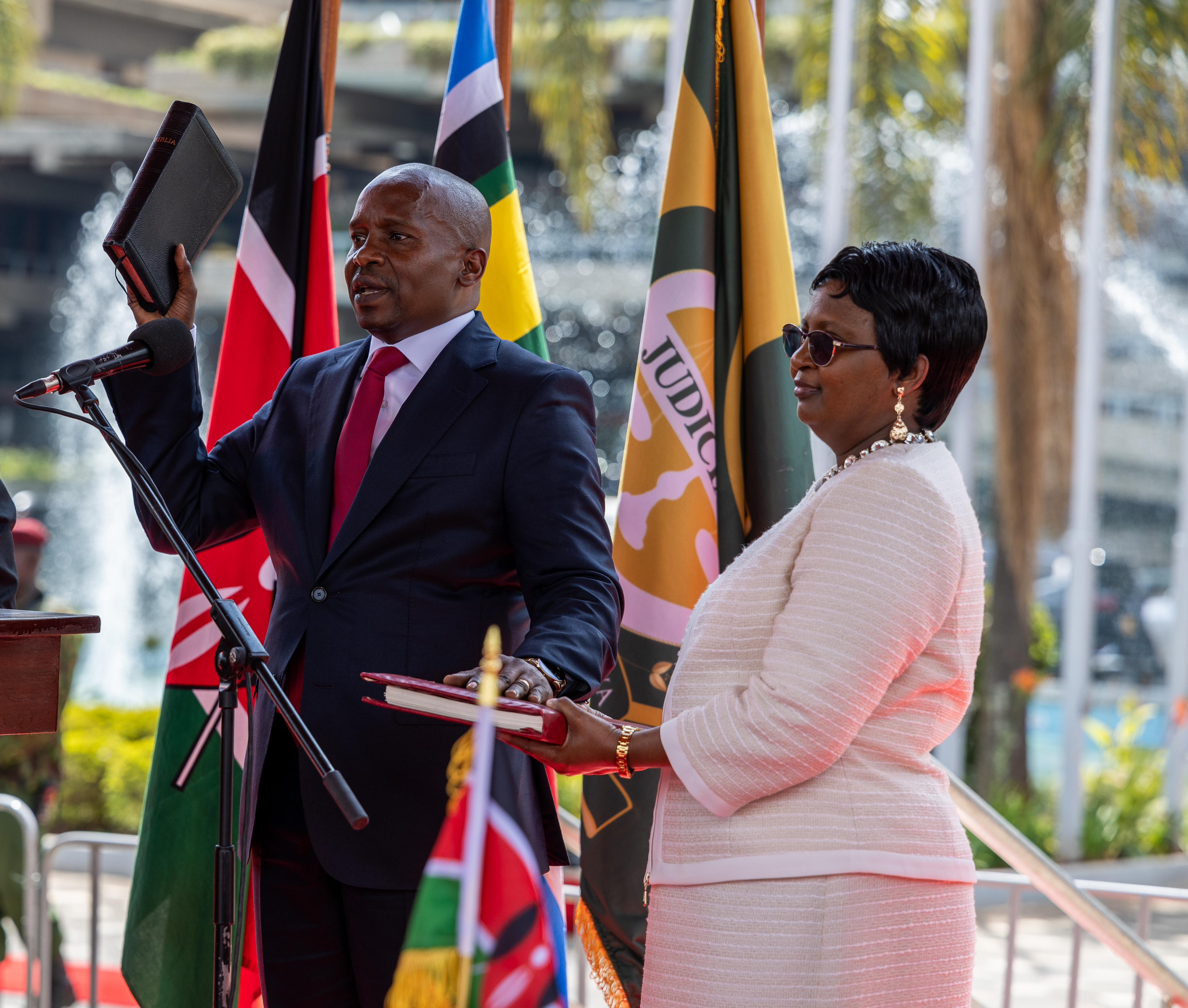 Swearing-in ceremony of Kenya's 3rd Deputy President Kithure Kindiki at KICC, Nairobi on November 1, 2024