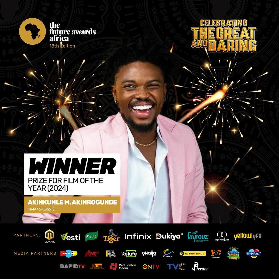 Michael ‘Ama Psalmist’ Akinrogude wins the 18th edition TFAA prize for film