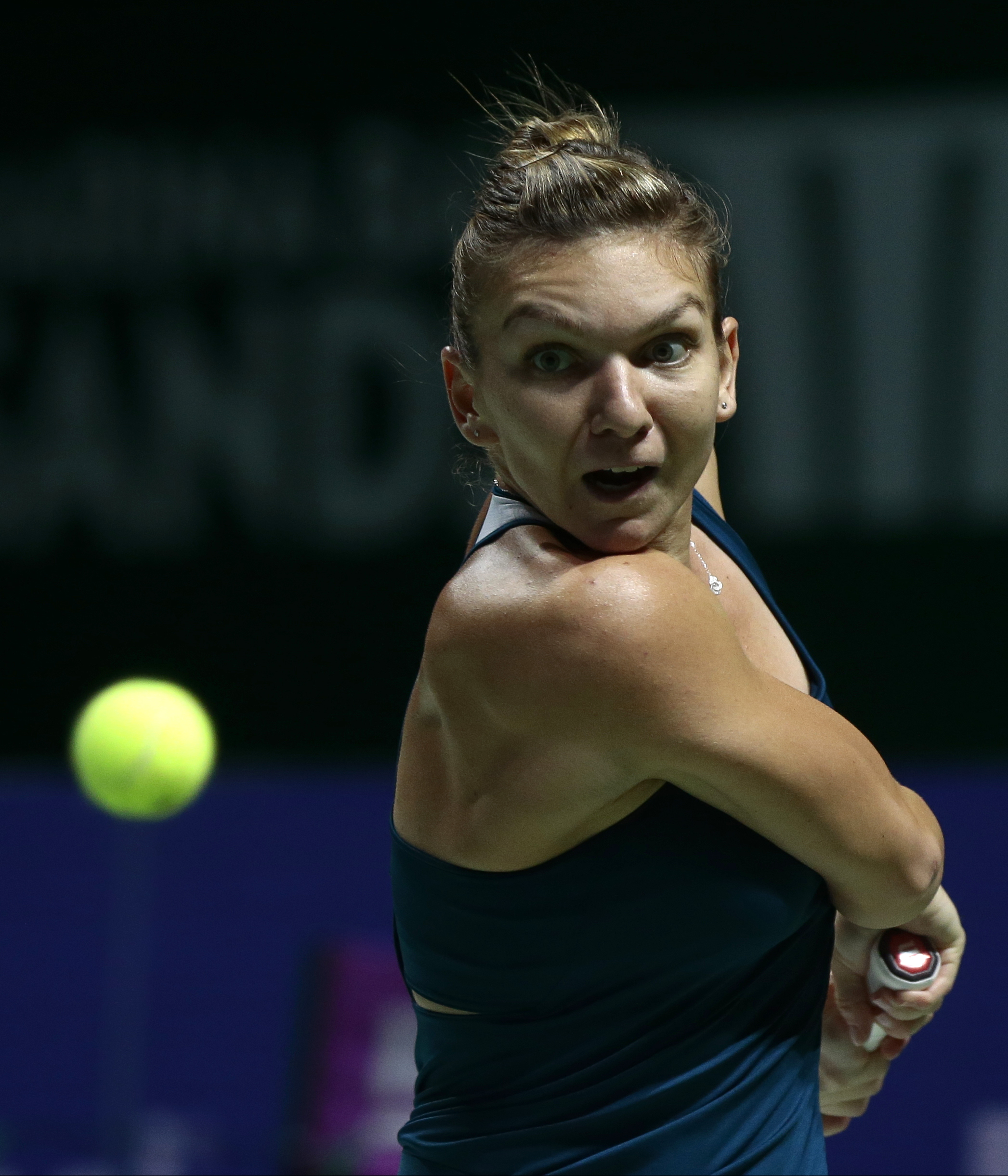 Tenis, Turneul Campioanelor. Simona Halep, victorie en-fanfare cu Madison Keys. Kerber, liderul mondial, a trecut greu de Cibulkova / FOTO&VIDEO