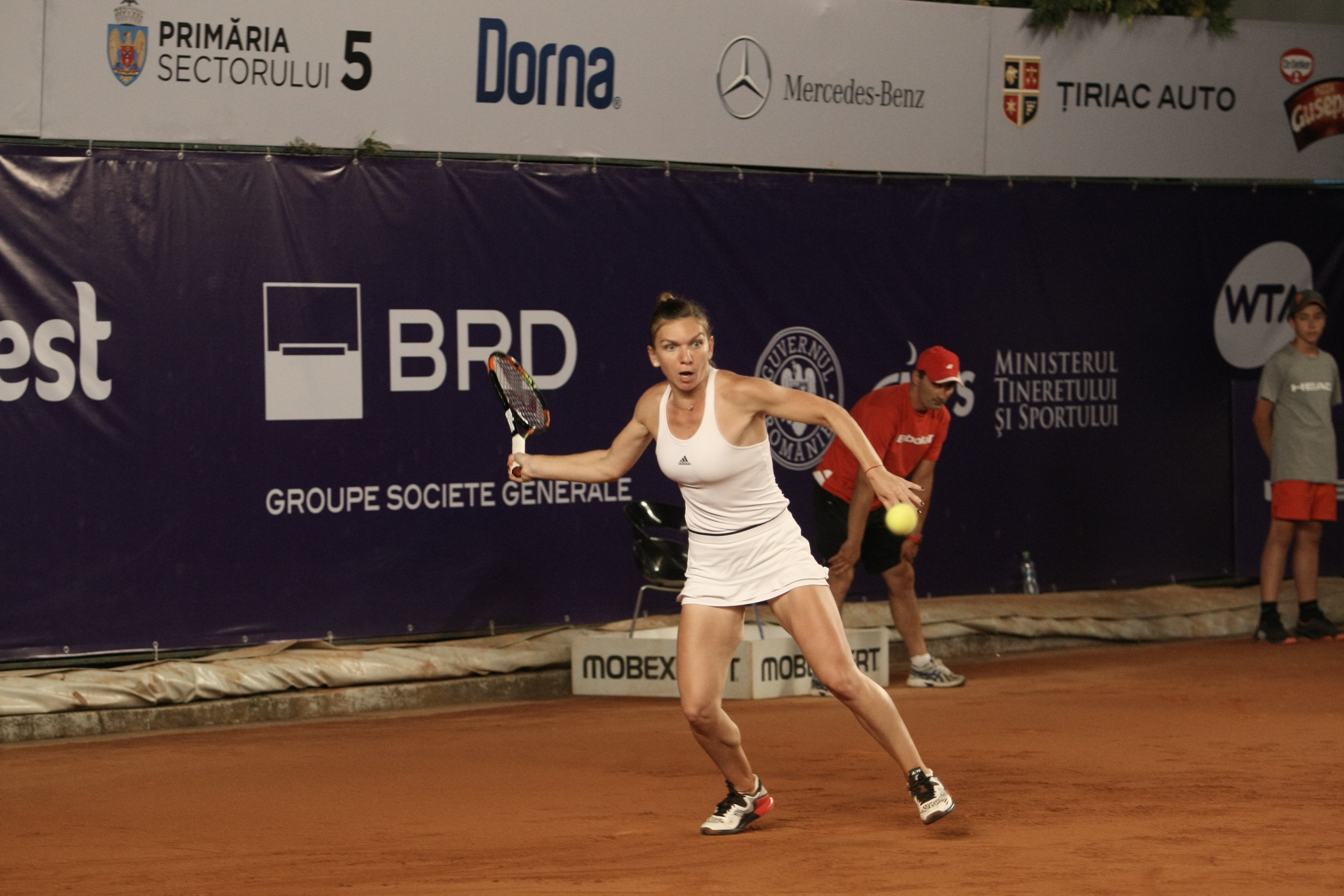 Openul de tenis al României. Cele mai spectaculoase instantanee surprinse la meciul Simonei Halep / GALERIE FOTO