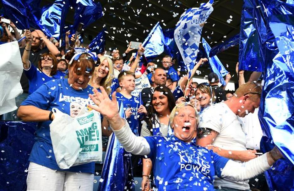 Ce party pe ”King Power Stadium”! Leicester a dat o petrecere pe cinste, la meciul cu Everton. Imagini de colecție / GALERIE FOTO & VIDEO