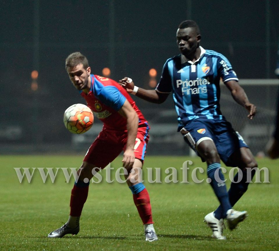 Steaua - Djurgardens 2-2. Cu Tamaș titular, campioana a început furtunos, dar a terminat fără vlagă. Marica, inexistent, a fost schimbat la pauză cu Gebhart, care a avut un debut șters. Reacții din Turcia