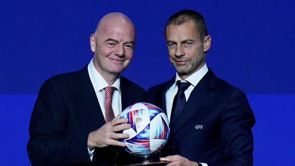 UEFA president Aleksander Ceferin said someone “should remind Infantino that he is European”,