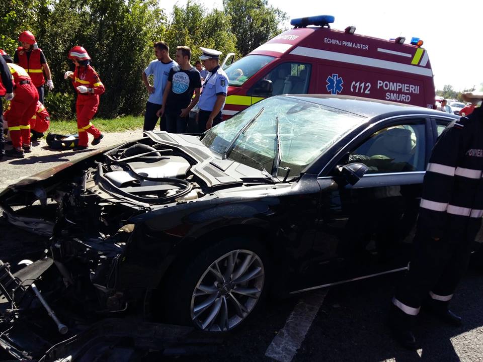 Accident grav pe DN1, la ieșirea din Ciolpani! Un bărbat a decedat GALERIE FOTO