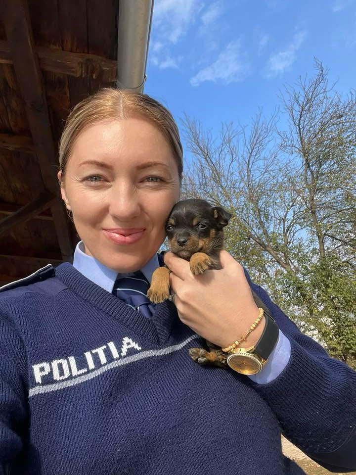 Povestea polițistei care a salvat un bebeluș de la moarte sigură, alarmată de câinele ei, Nero. A fost admisă în Ministerul de Interne după 13 încercări