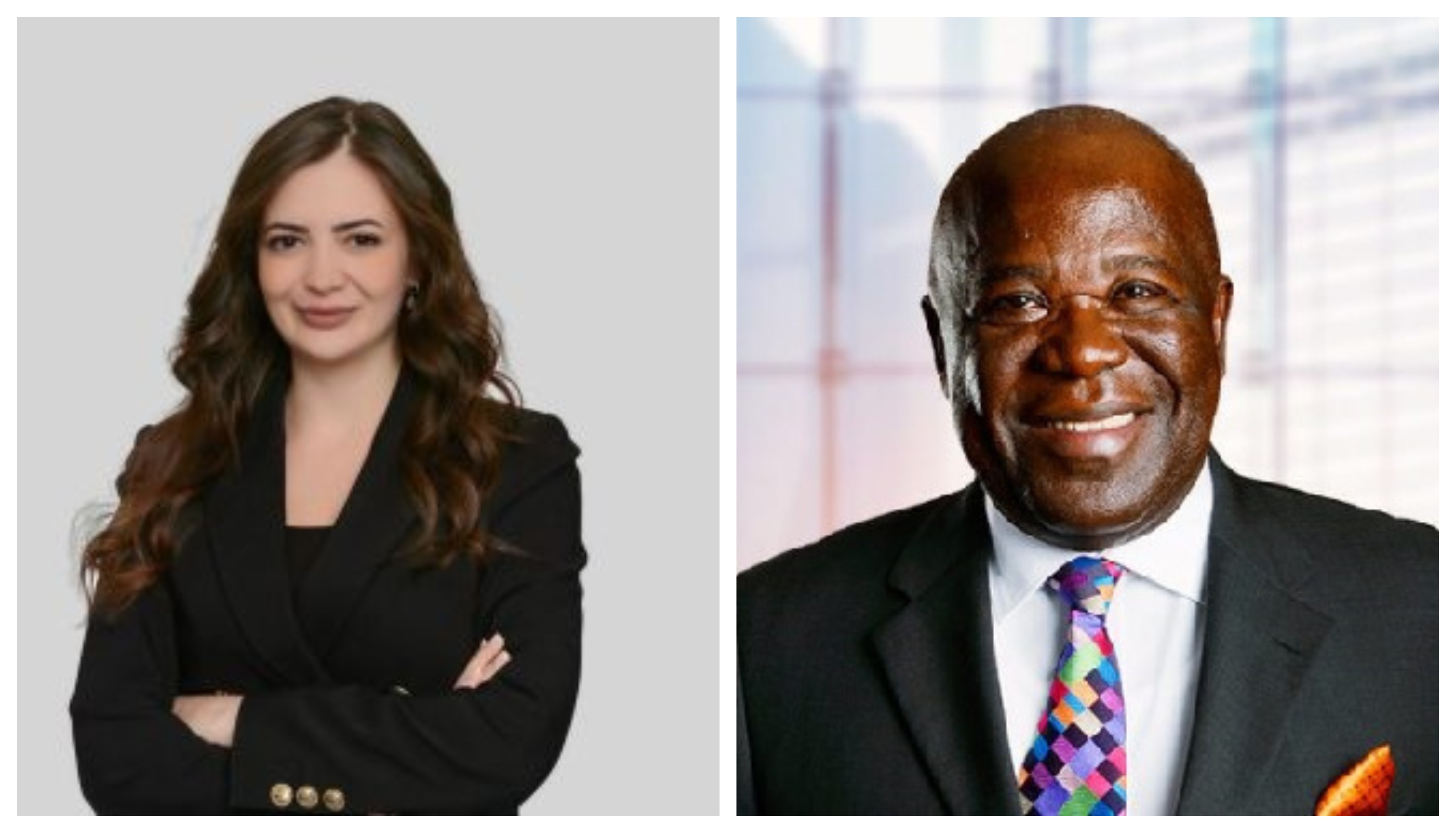 Left: Nezha Zouaidi, Right: Sam E. Jonah