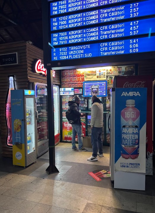 Ora zero. Anul Nou, în Gara de Nord București