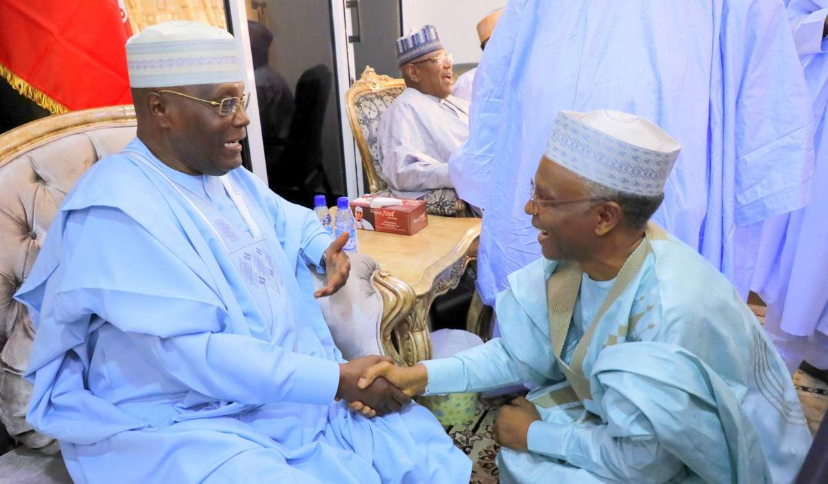 Atiku receives El-Rufai's delegation at Abuja residence [Daily Trust]