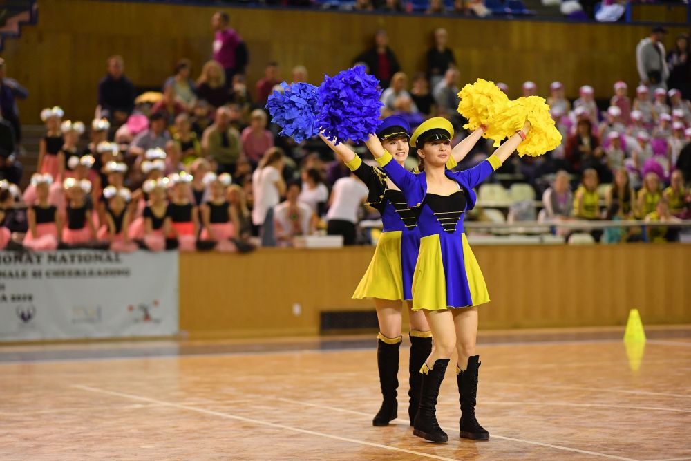 FOTO/ Frumusețe de spectacol. Majoretele au ridicat sala în picioare la Campionatul Național de la Cluj