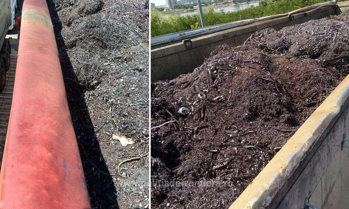 330 de tone de transporturi cu deșeuri au fost descoperite la granița României, în ultima săptămână