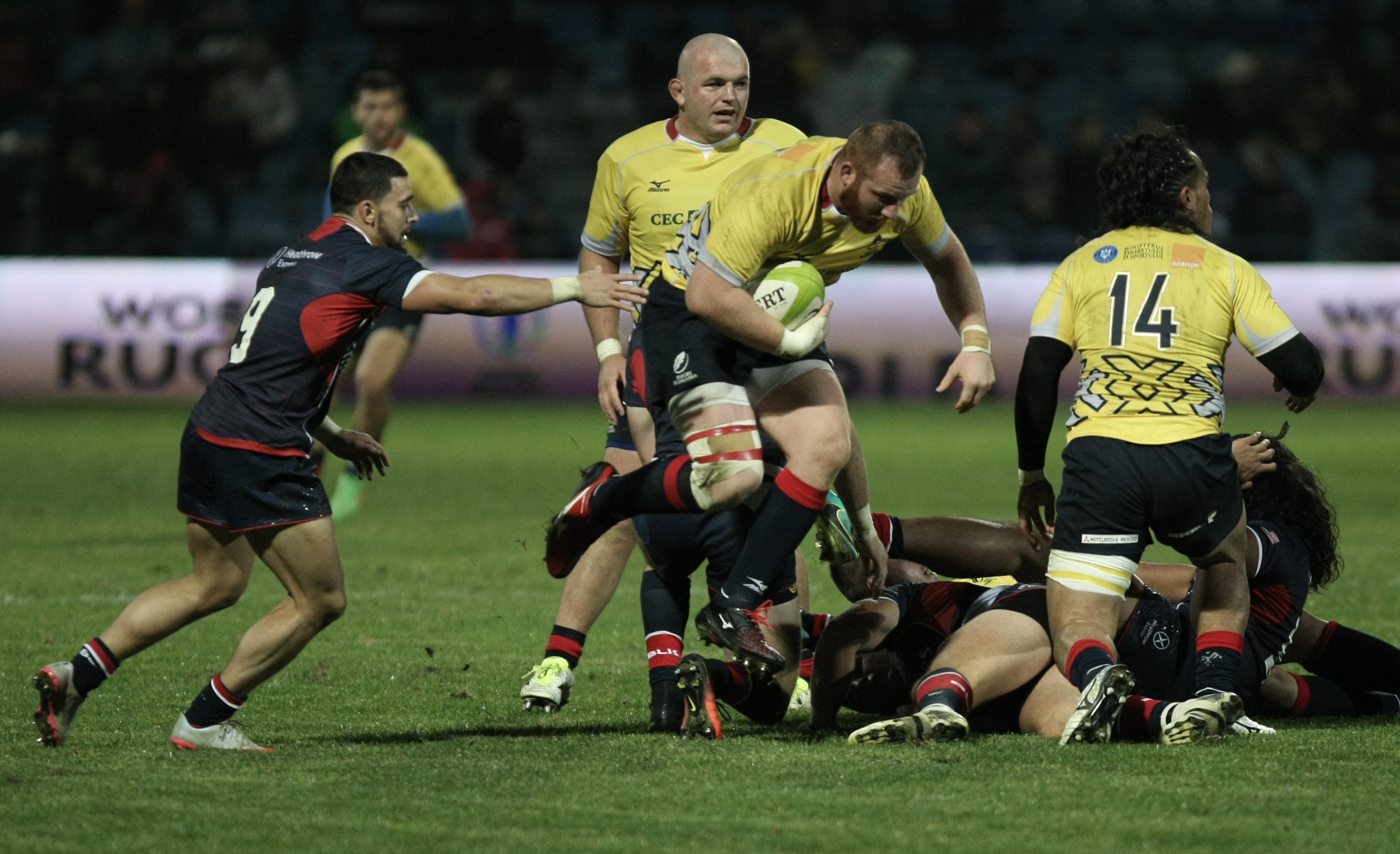 România a învins SUA la rugby. Florin Vlaicu a devenit cel mai selecţionat jucător român din istorie | GALERIE FOTO