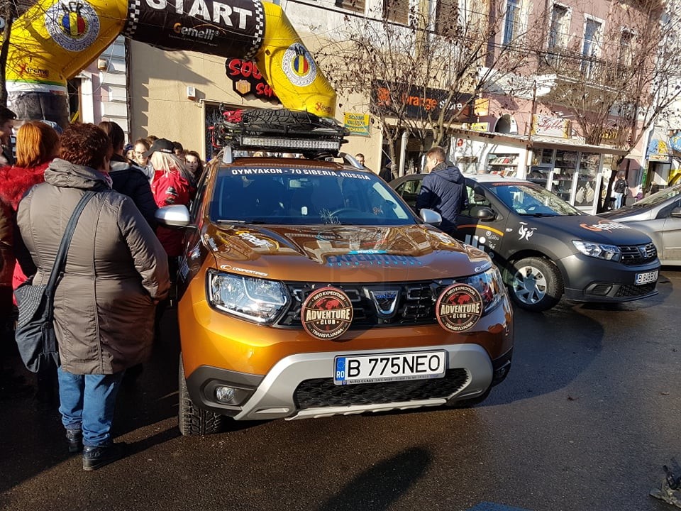 Doi soți din Satu Mare au pornit într-o expediție în Siberia cu o Dacia Duster. Îi așteaptă -65 de grade Celsius