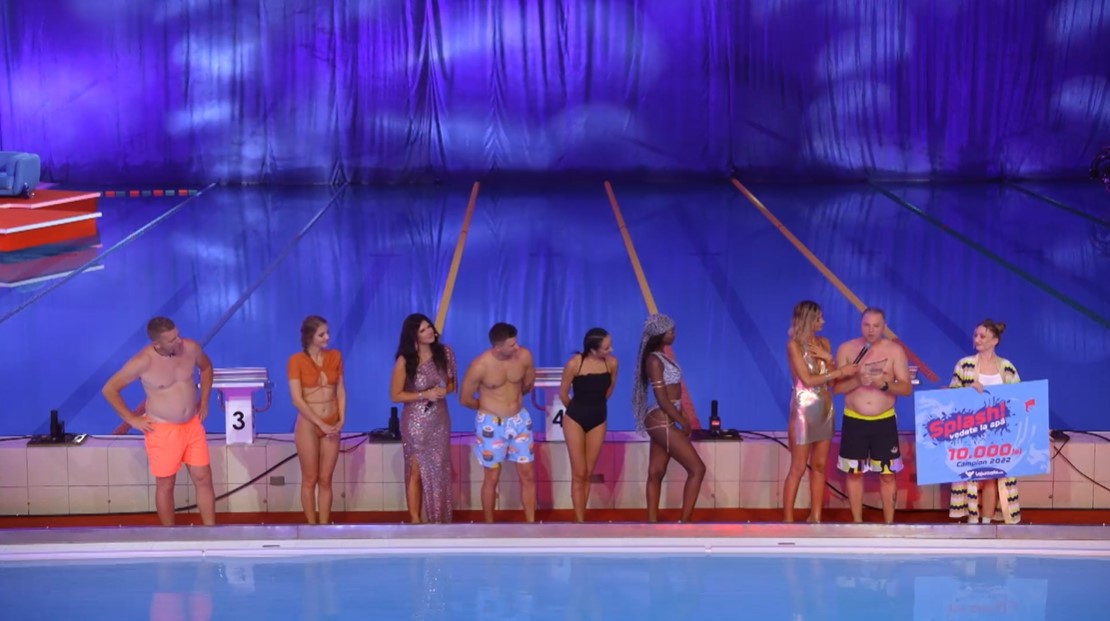 Piticu este câștigătorul premiului de 10.000 de lei din finala săptămânii, la „Splash! Vedete la apă!”