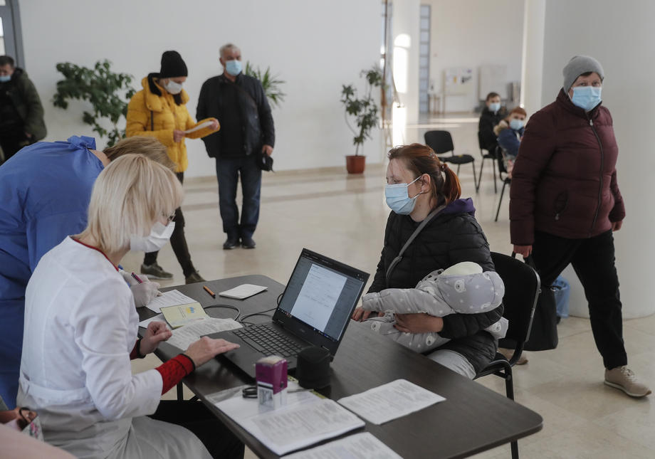 Biserică din Kiev, transformată în centru de vaccinare. „Facem acest lucru în beneficiul întregii societăți”