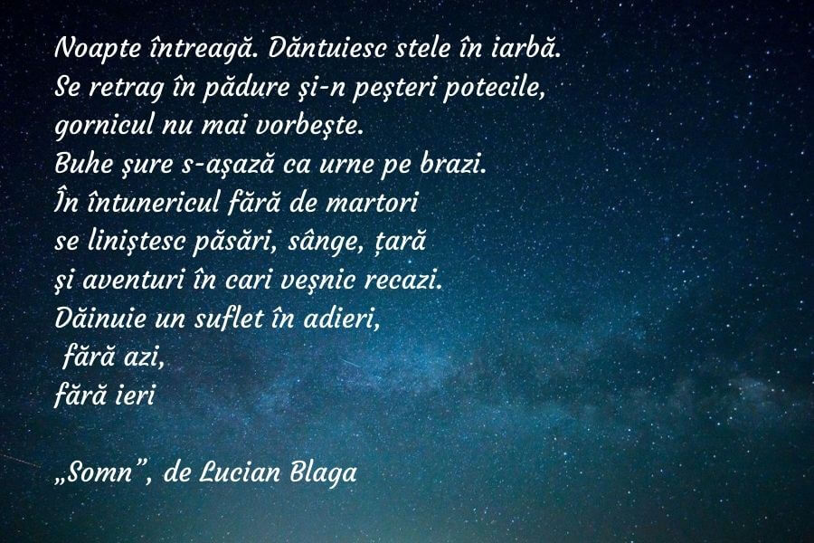 Lucian Blaga poezii - versuri emoționante scrise de celebrul poet filosof