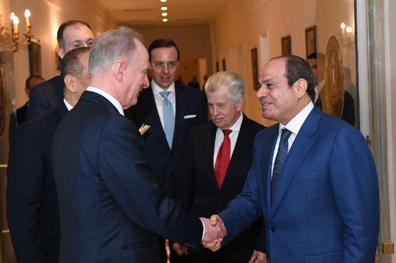 The development was highlighted during talks in Cairo between Chairman of the Russian Maritime Board Nikolai Patrushev and Egyptian President Abdel Fattah El-Sisi