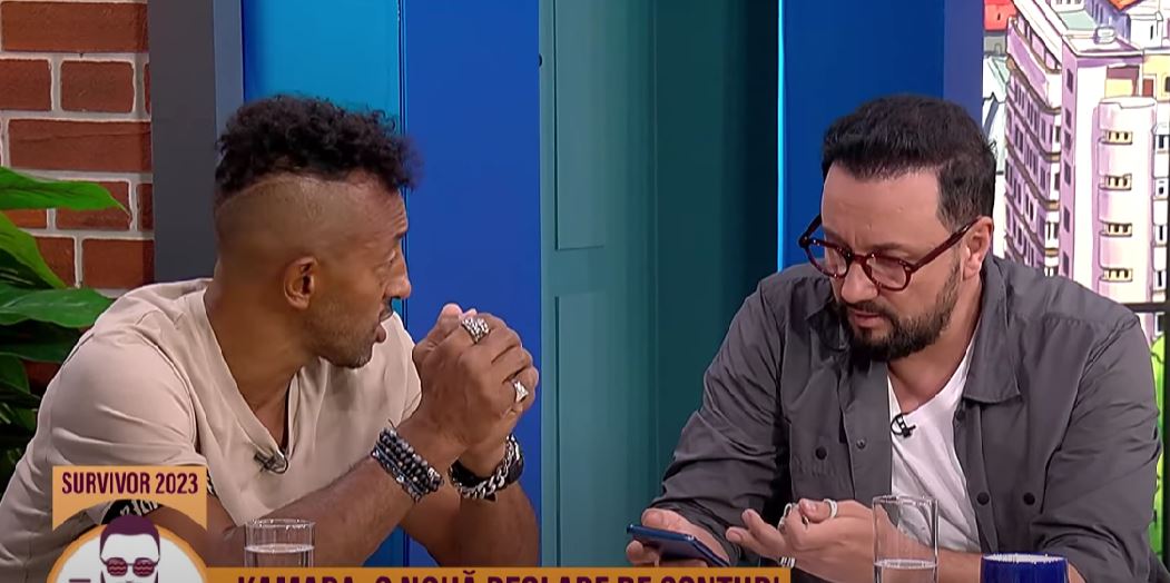 Kamara continuă scandalul în emisiunea lui Cătălin Măruță. Și-a ieșit din fire în direct, la TV: „Vorbești golănește și ești agresiv”