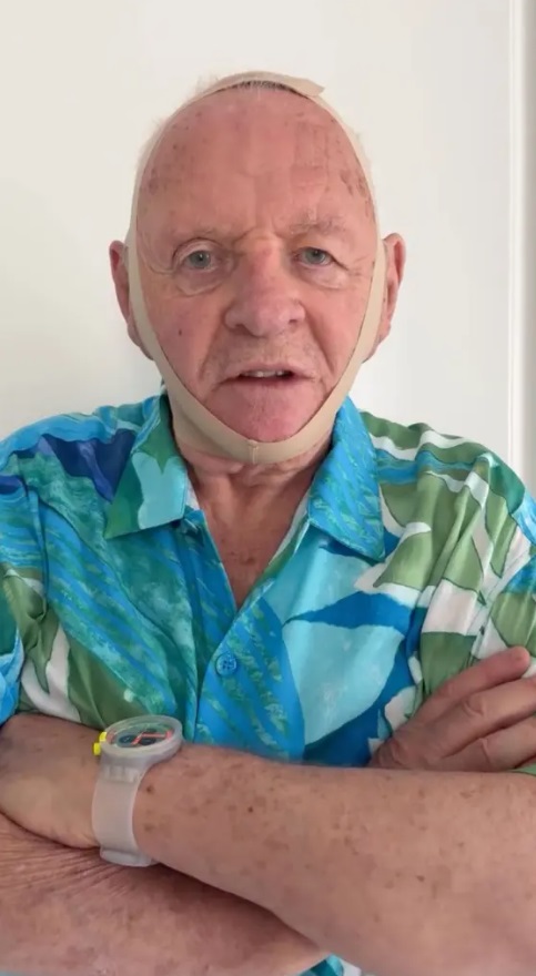 Anthony Hopkins râde de masca facială creată de Kim Kardashian. Cu ce o compară actorul: „Mulțumesc, Kim. Nu te teme să vii la cină”