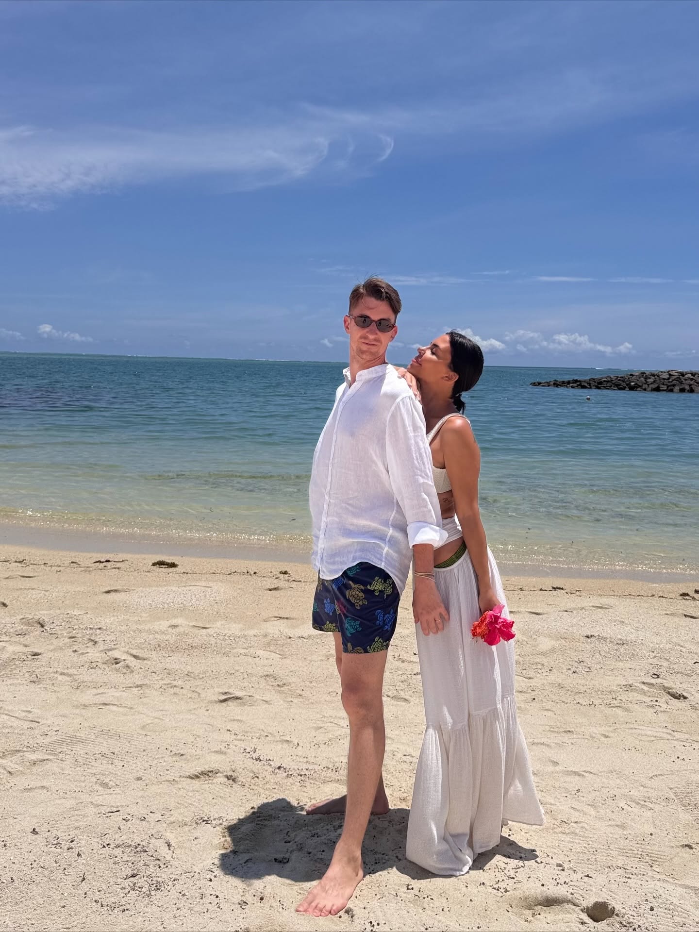 Rareș Cojoc, vacanță în Mauritius cu iubita și cei trei copii