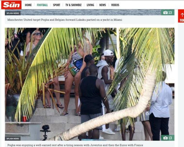Francezul Pogba, prins în ofsaid. Tocmai când a fost cumpărat de Man. United, s-a apucat de alt sport, la Miami / GALERIE FOTO