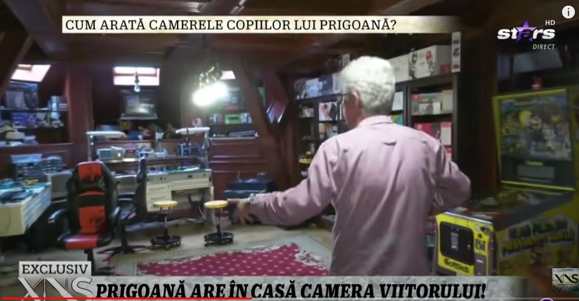 Imagini din casa lui Silviu Prigoană. Rar vezi așa ceva în România