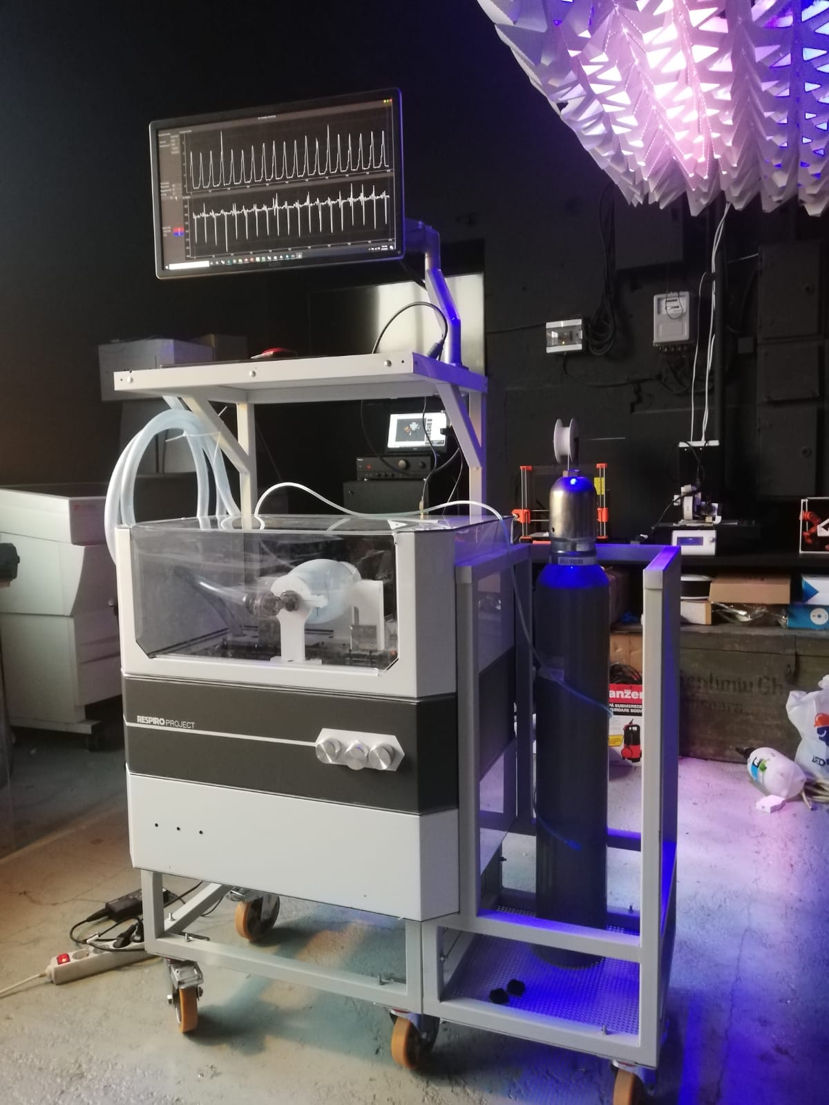 VIDEO: Ventilator pentru secțiile de terapie intensivă făcut la Galați