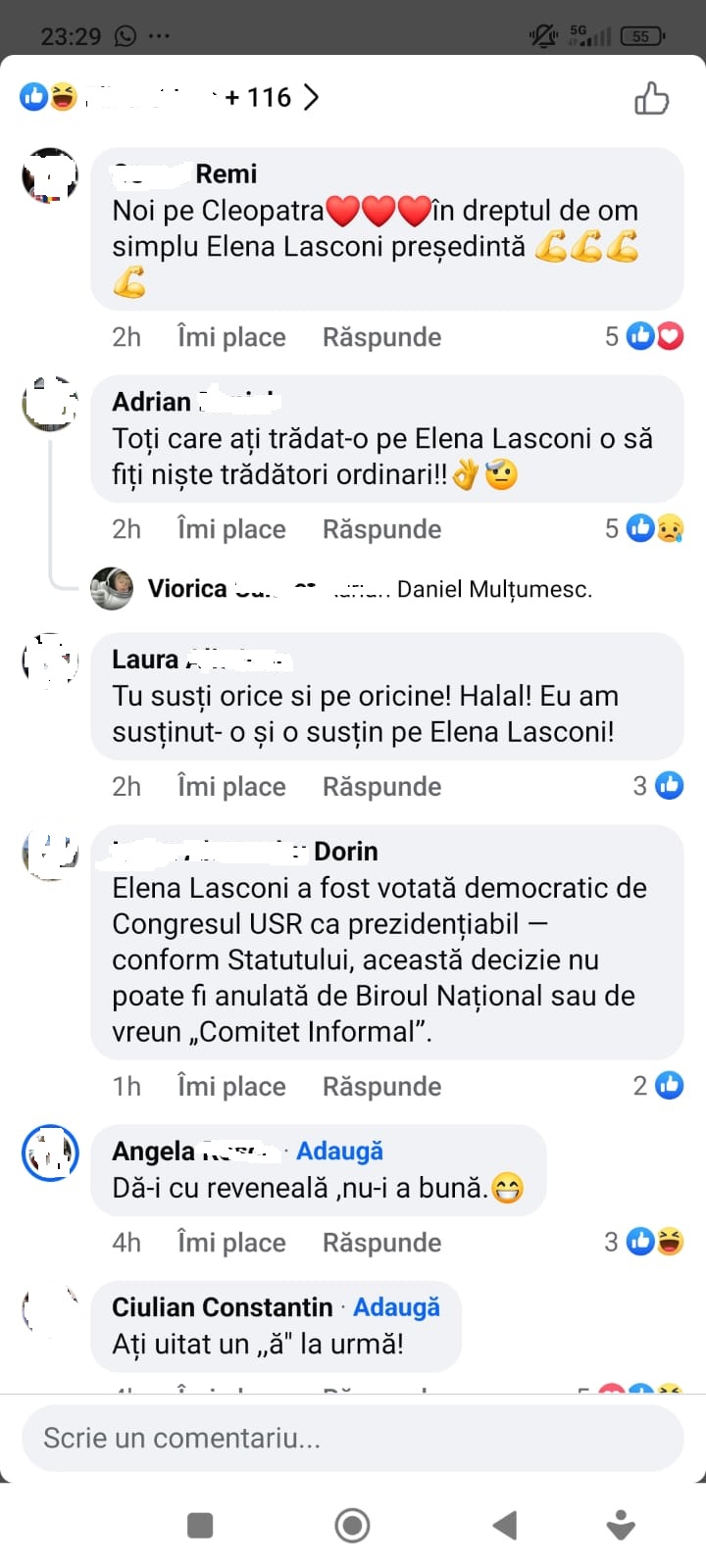 Război total în USR între susținătorii lui Nicușor Dan și cei ai Elenei Lasconi: „Îl susțin pe faraon”, „Noi pe Cleopatra”