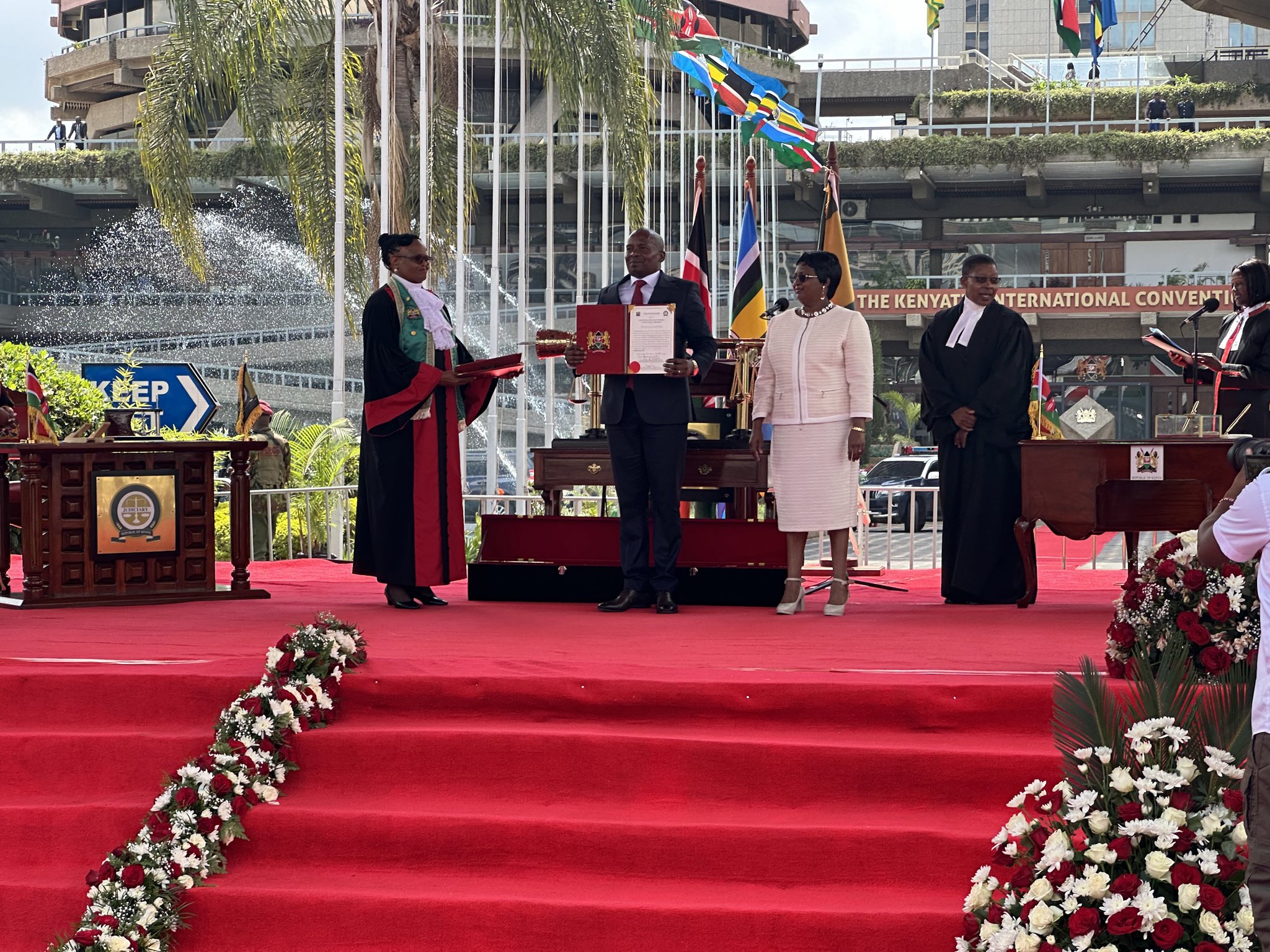 All-ladies team presides over Kithure Kindiki's swearing in as Deputy President