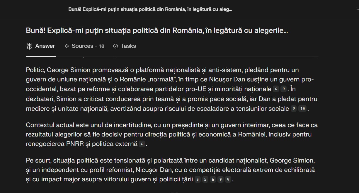 Cine crede inteligența artificială că va câștiga președinția dintre George Simion și Nicușor Dan